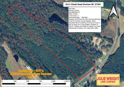 6111 Cheek Road - 15.95 Acres Durham County photo 1