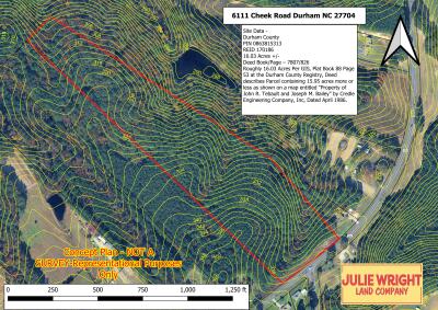6111 Cheek Road - 15.95 Acres Durham County photo 2